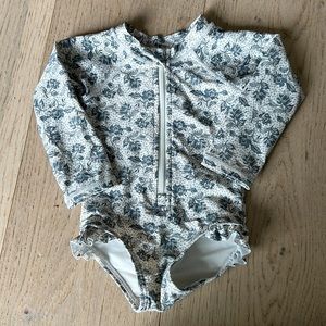 Rylee + cru floral swimsuit